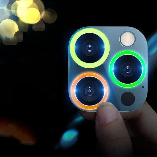 Cubierta de cámara de vidrio templado 9H para iPhone - Protección premium