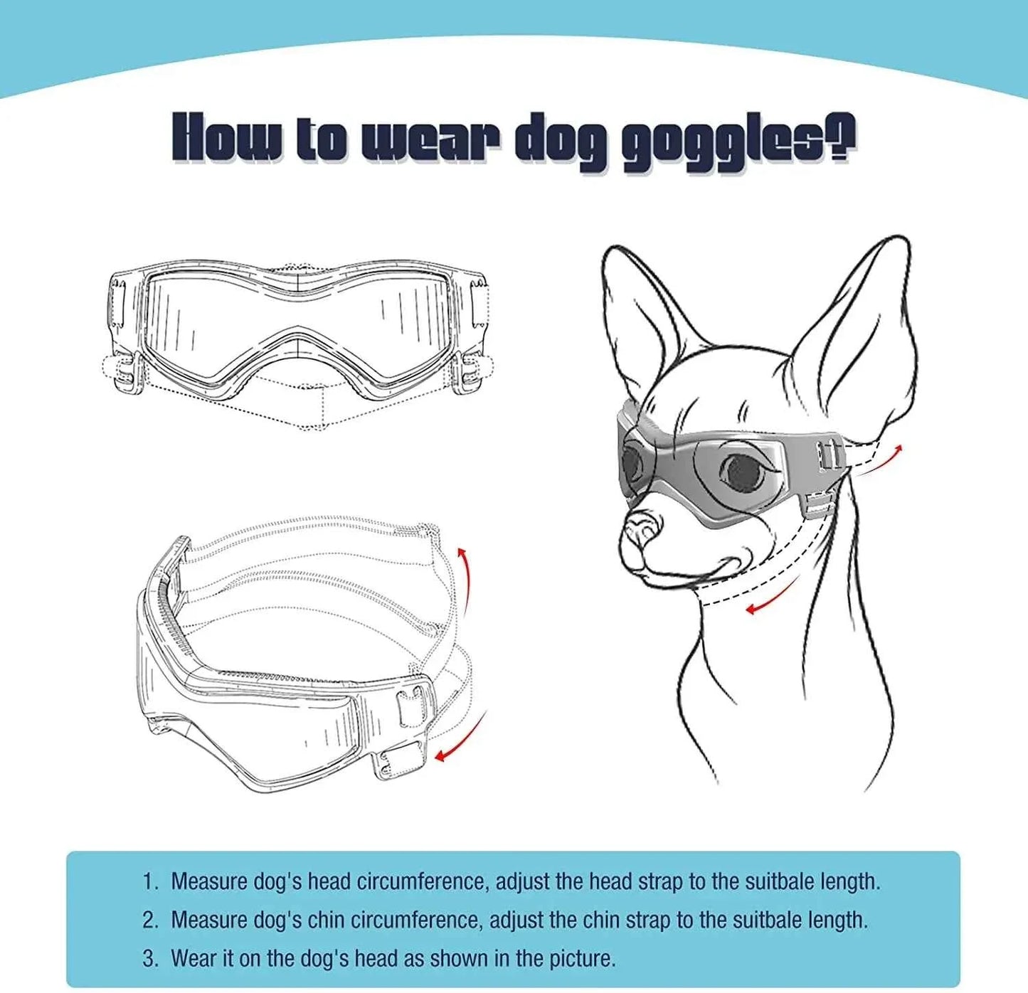 Lunettes UV pour animaux de compagnie : Protection oculaire élégante pour chiens et chats