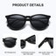 Chic Cat Eye Polarized Sunglasses for Women – Lightweight UV400 Protection with Stylish Polycarbonate Frame and Mirror Lenses – Perfect Summ - Korvel