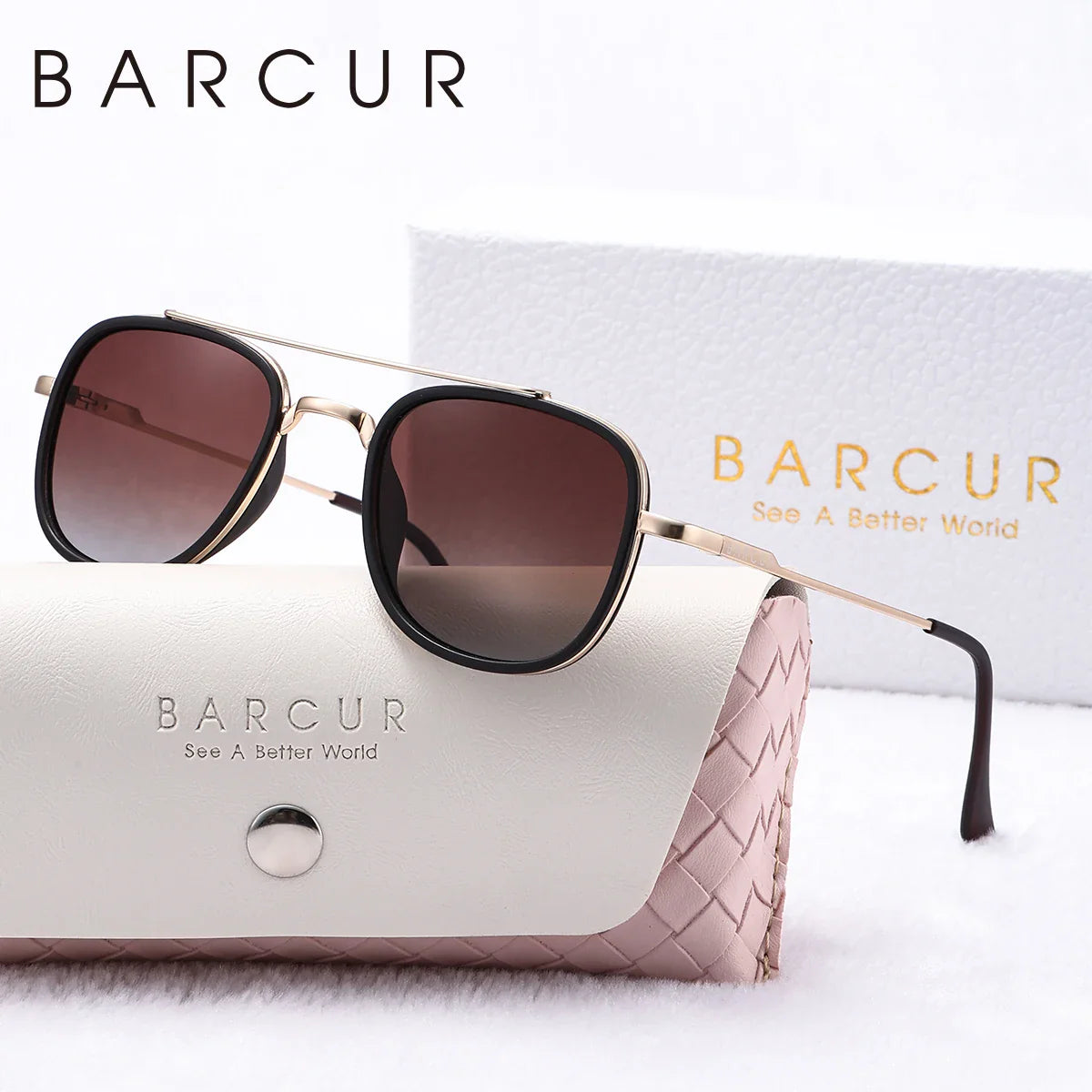 Stylish Polarized Oval Sunglasses for Men & Women - UV400 Protection with Elegant Gift Box - Korvel