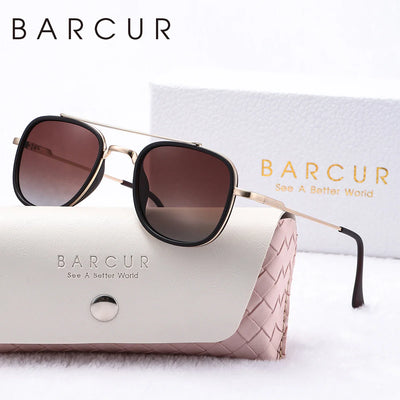 Stylish Polarized Oval Sunglasses for Men & Women - UV400 Protection with Elegant Gift Box - Korvel