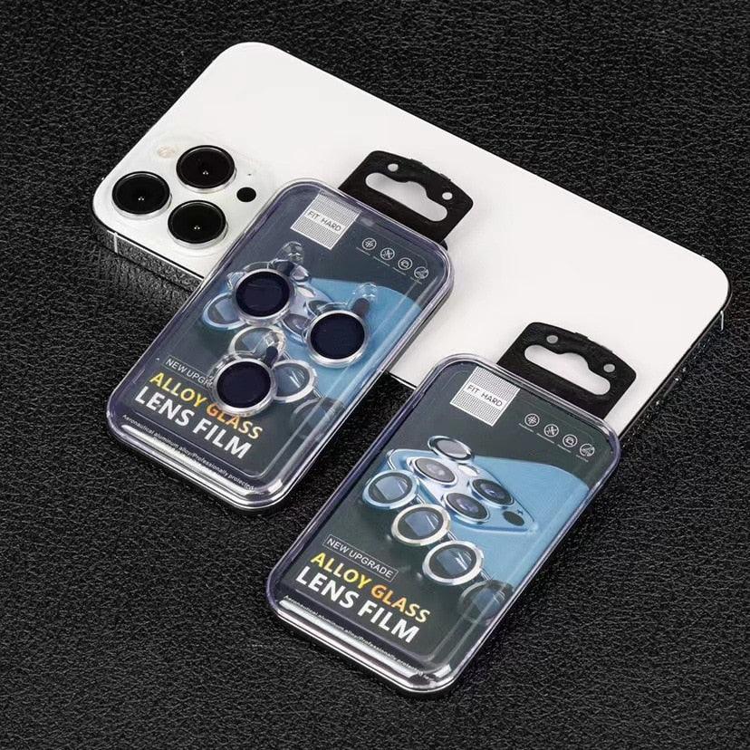Titanium Alloy HD Camera Lens Protector for iPhone 12/13/14 Series - 9H Scratch-Resistant - Korvel
