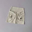 Nude High Waist Seamless Fitness Shorts with Pockets