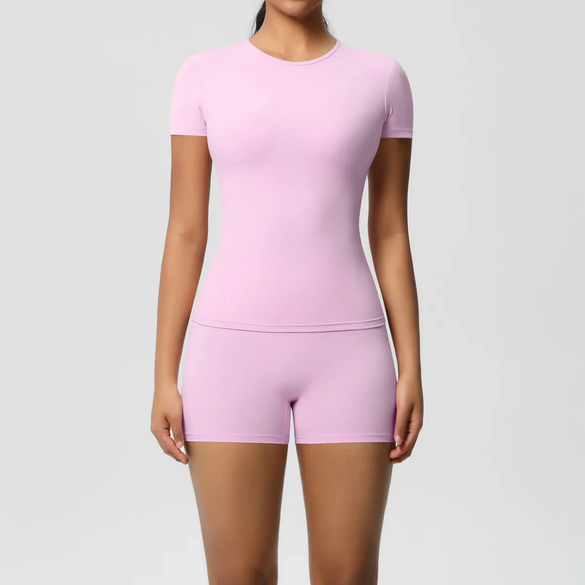 Conjunto de Leggings y Top de Gimnasio de Secado Rápido de 2 Piezas