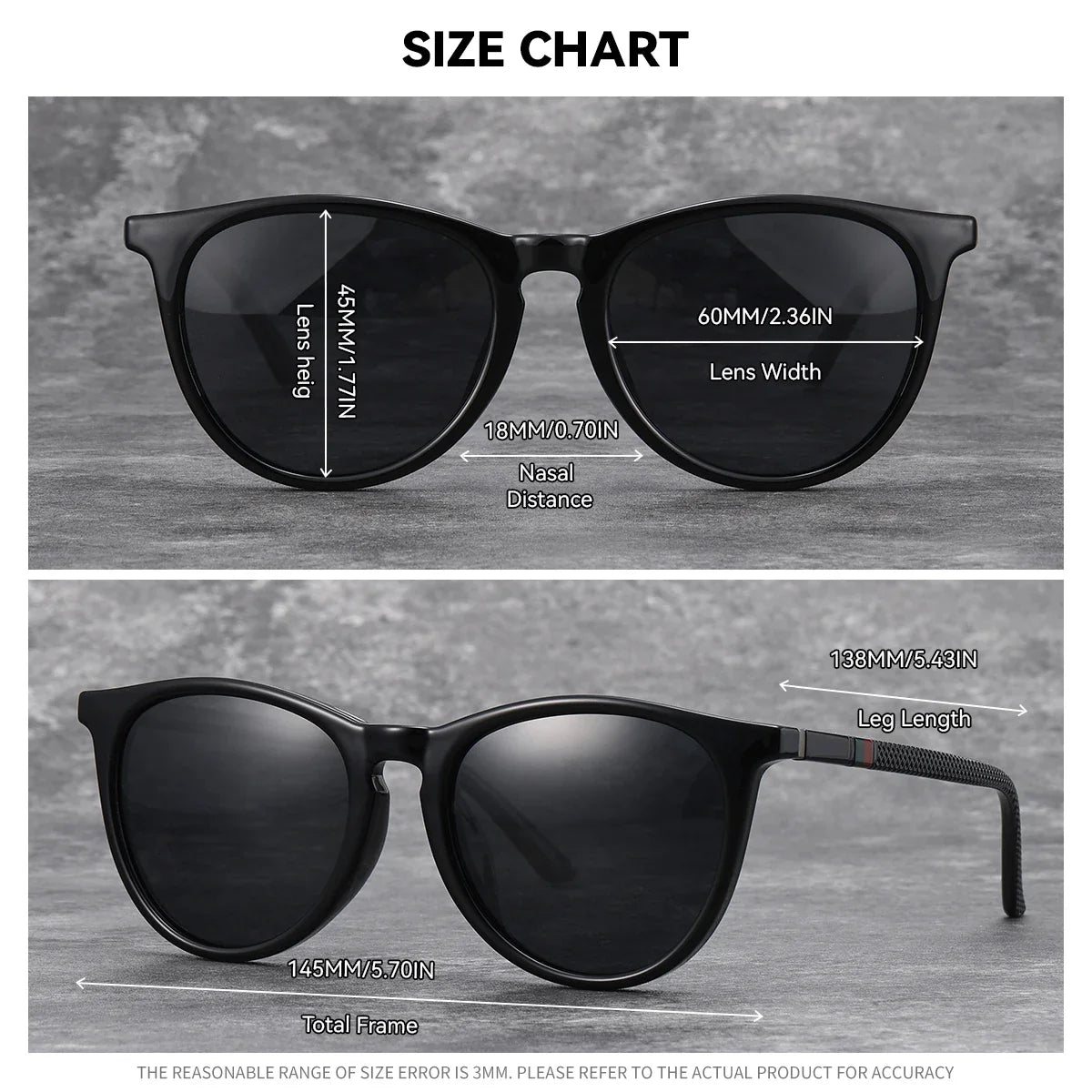 Chic Cat Eye Polarized Sunglasses for Women – Lightweight UV400 Protection with Stylish Polycarbonate Frame and Mirror Lenses – Perfect Summ - Korvel
