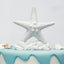Sublime Cake Topper Étoile de Mer Thématique Plage avec Coquillages - 5" x 2" x 6"