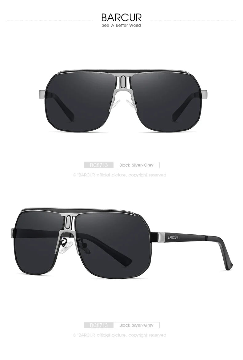 Lunettes de sport polarisées BARCUR pour hommes - Protection UV400
