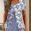 Elegant Women's Two-Piece Look Button Blouse