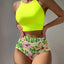 Bas de maillot de bain taille haute floral '26