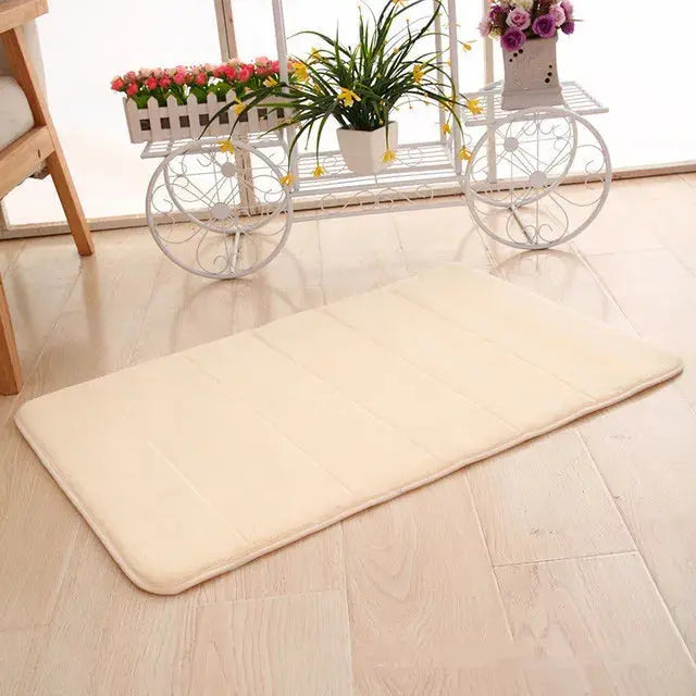 Tapis de bain en mousse à mémoire super absorbante