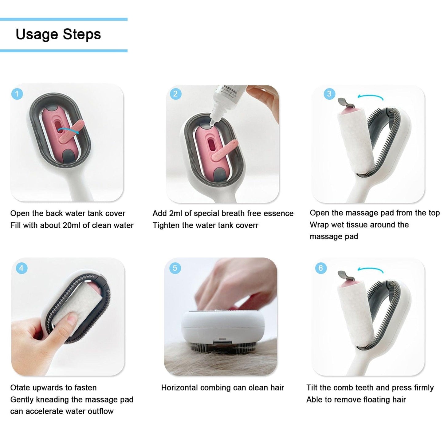 Premium Cat Cleaning Comb for Effortless Grooming