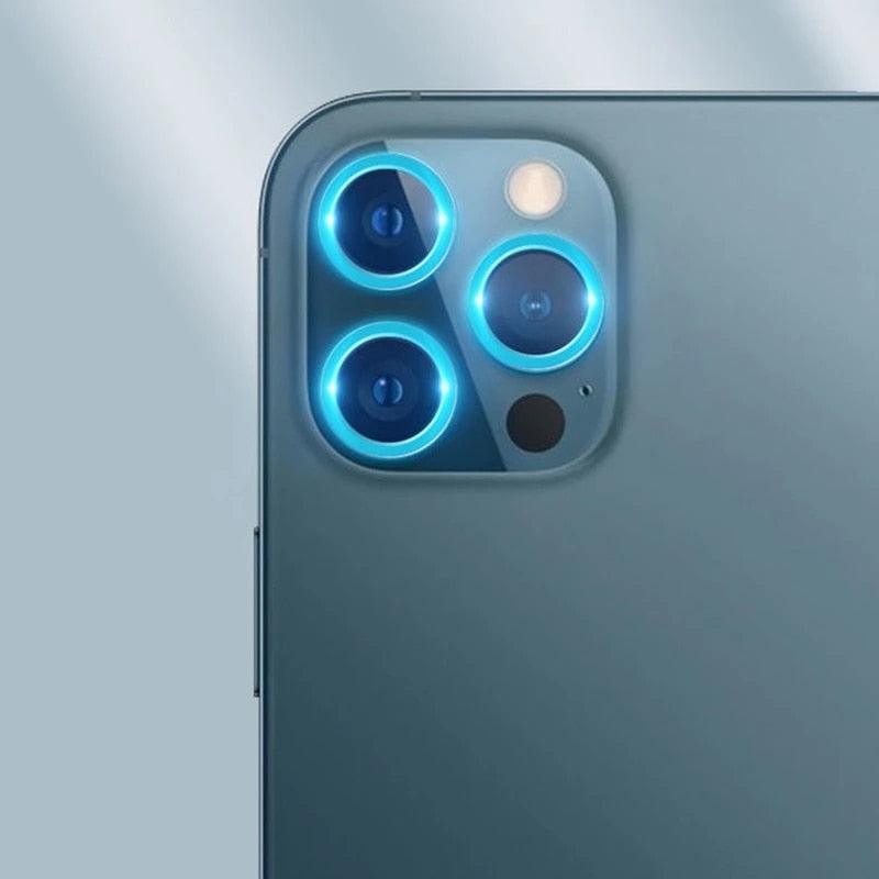 Cubierta de cámara de vidrio templado 9H para iPhone - Protección premium