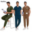 Unisex Multicolor Medical Scrub Sets