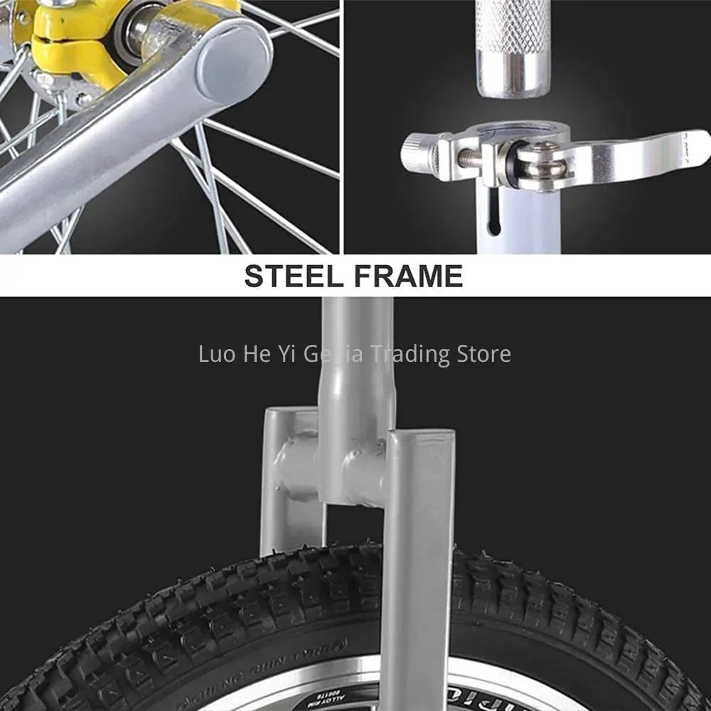 Monocycle robuste de 28" avec freins pour grands riders