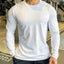 Camisa de Entrenamiento de Manga Larga de Secado Rápido para Hombres