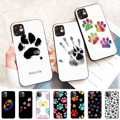 Dog Paw Print Phone Case for iPhone - Stylish & Protective