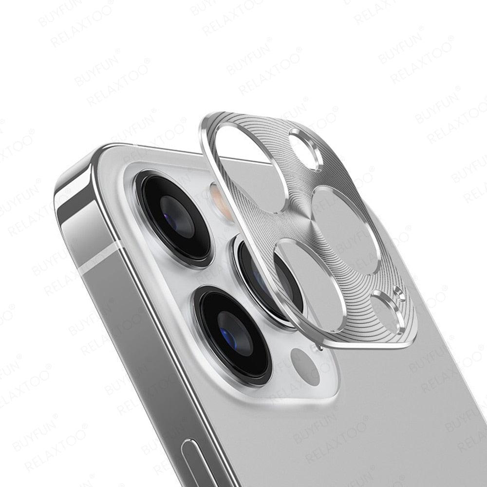 Premium Aluminum Alloy Camera Lens Protector for iPhone 11/12/13/14 Series - Korvel