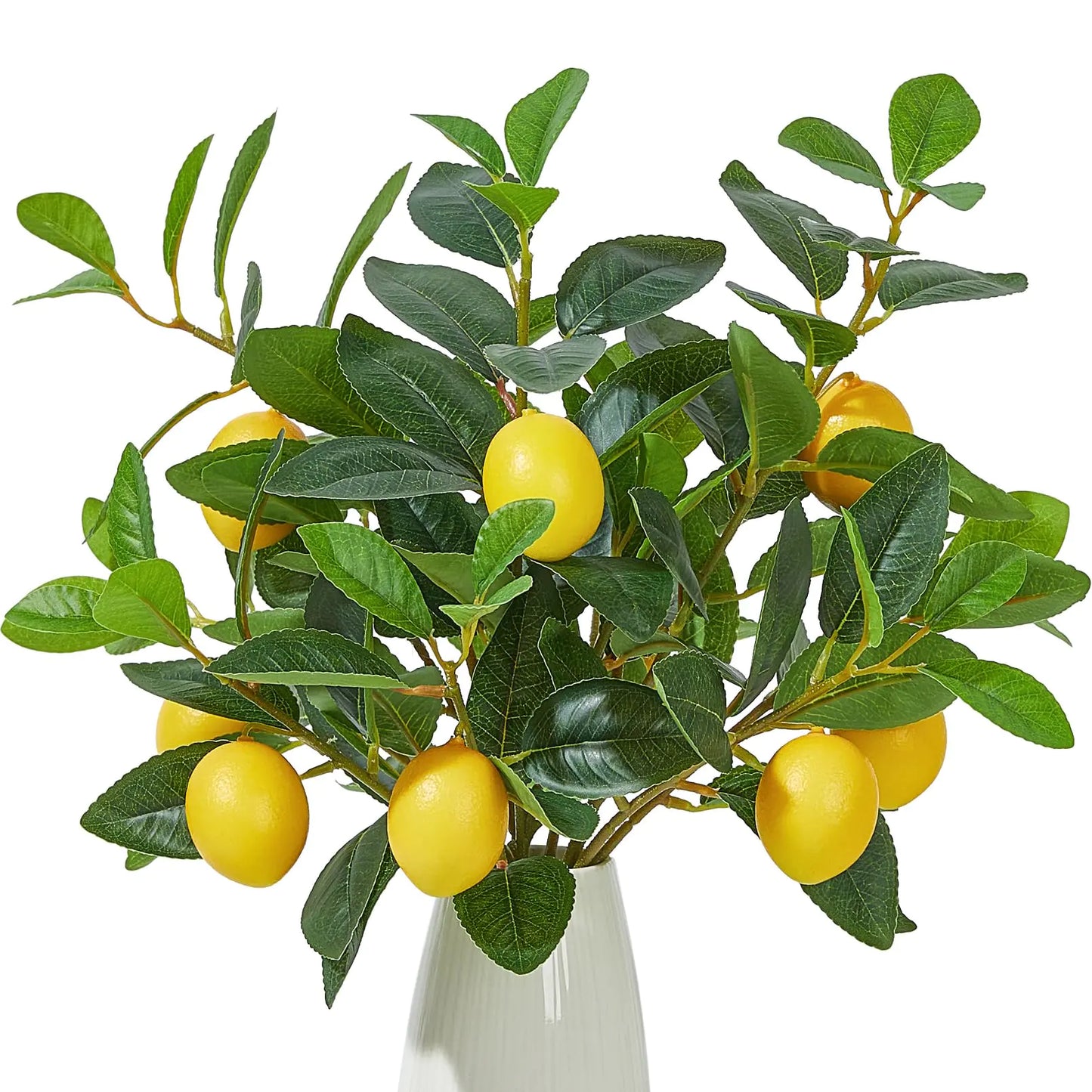 Ramas de Árbol de Limón Artificial Heleze de 3 Piezas - Vegetación Falsa Realista