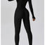 Premium Long Sleeved Yoga Jumpsuit with Zipper