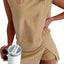 Ensemble T-shirt et shorts en coton pour femmes