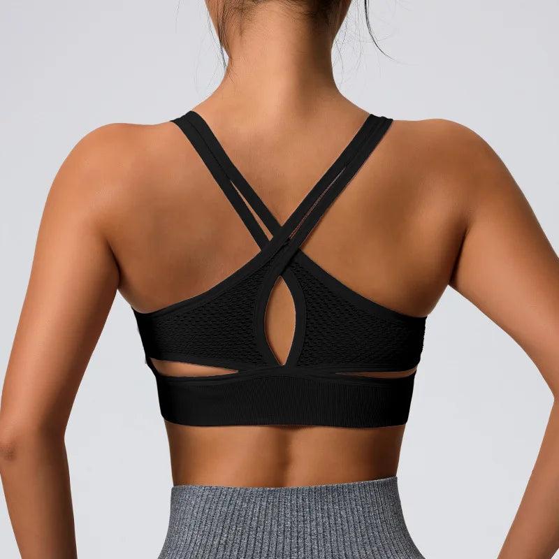 Premium Push-Up Yoga Sports Bra & Gym Crop Top