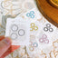 Verre de protection scintillant pour caméra pour iPhone 14/13/12
