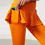 Women High Waist Skirt Leggings