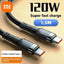 Cargador Rápido Xiaomi 120W con Cable USB Tipo-C