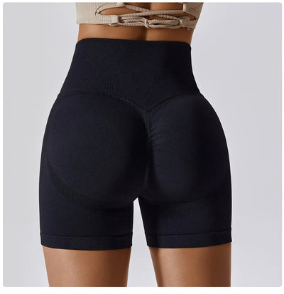 Shorts de sport sans couture taille haute FlexiFit pour femmes