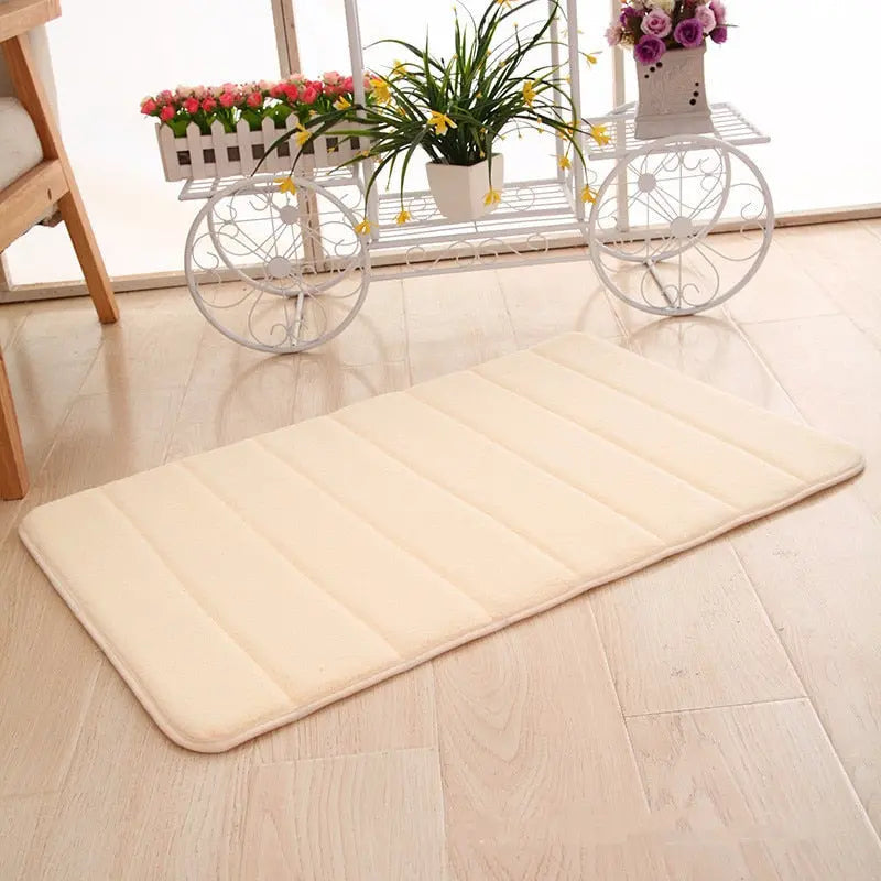 Tapis de bain en mousse à mémoire super absorbante