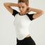 Women's Quick-Dry Compression Fit Yoga Running Tee