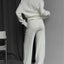 Autumn Winter Women's Knitted Tracksuit Set