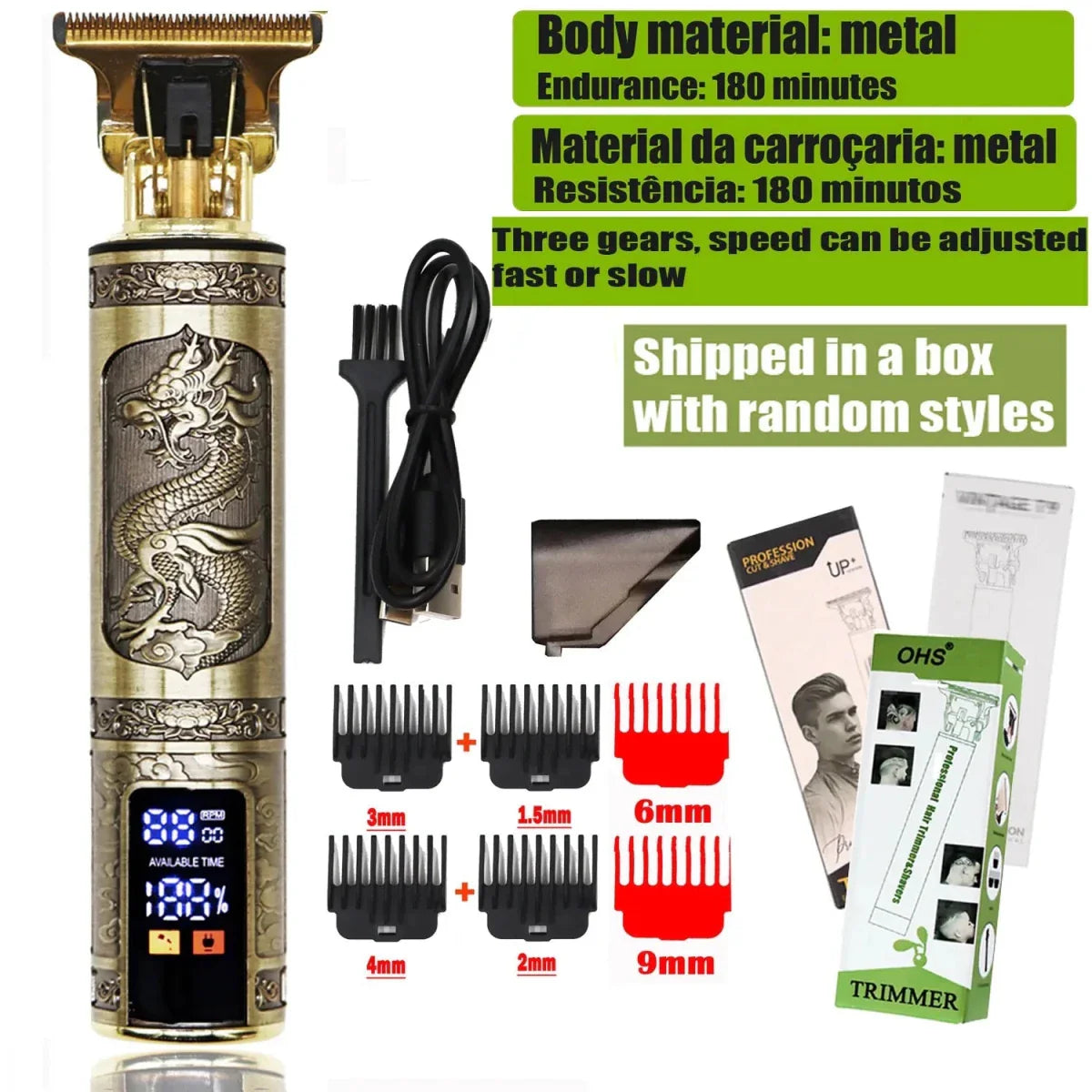 T9 Precision Hair Clipper for Effortless Grooming