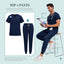 Unisex Multicolor Medical Scrub Sets