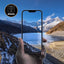Sparkling Diamond Camera Lens Protector for iPhone 14/13/12/11 Pro Max - Premium Glittering Metal Ring - Korvel