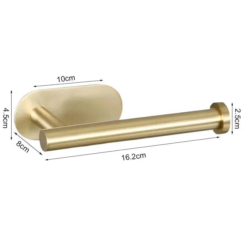 Support de papier essuie-tout en acier inoxydable premium