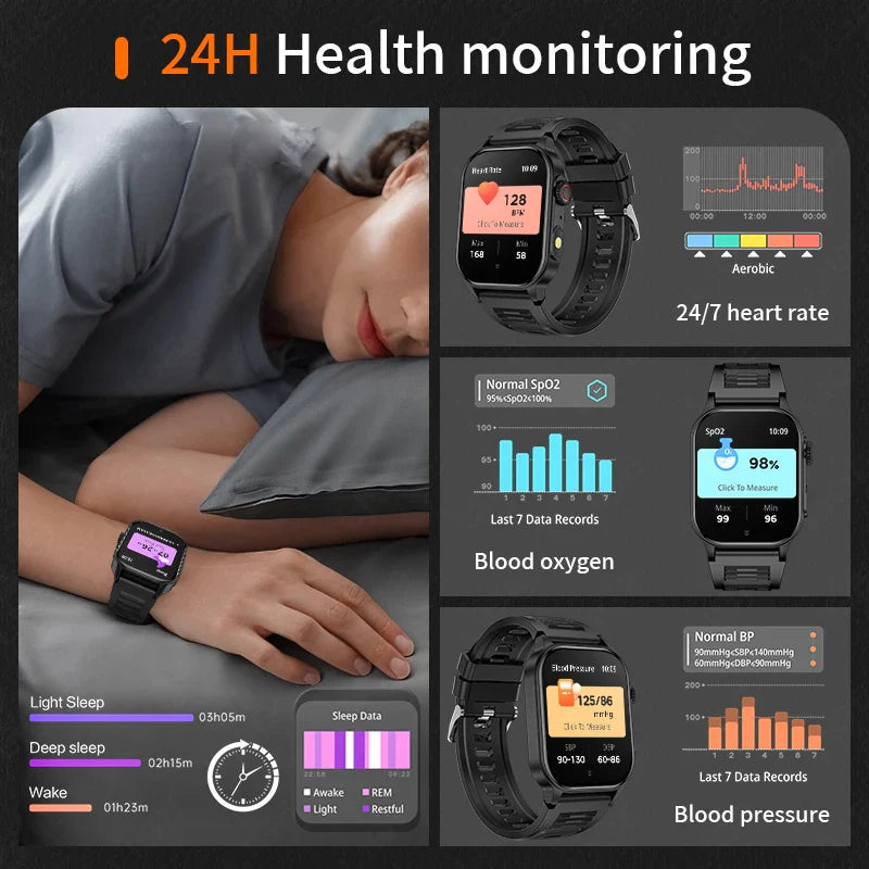 LIGE FlashSmart 2: Premium Smartwatch with HD Display