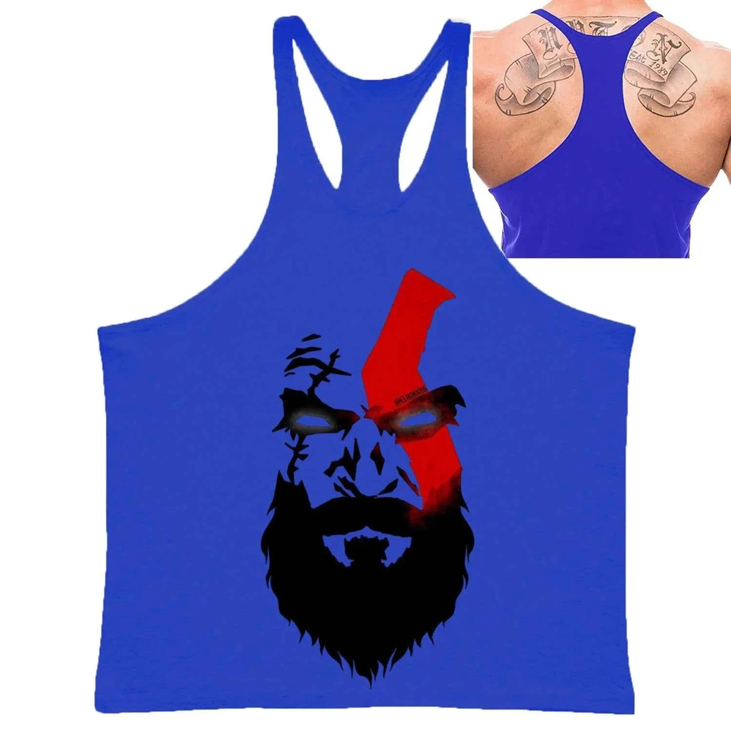 Spartan Print Men's Gym Tank Top