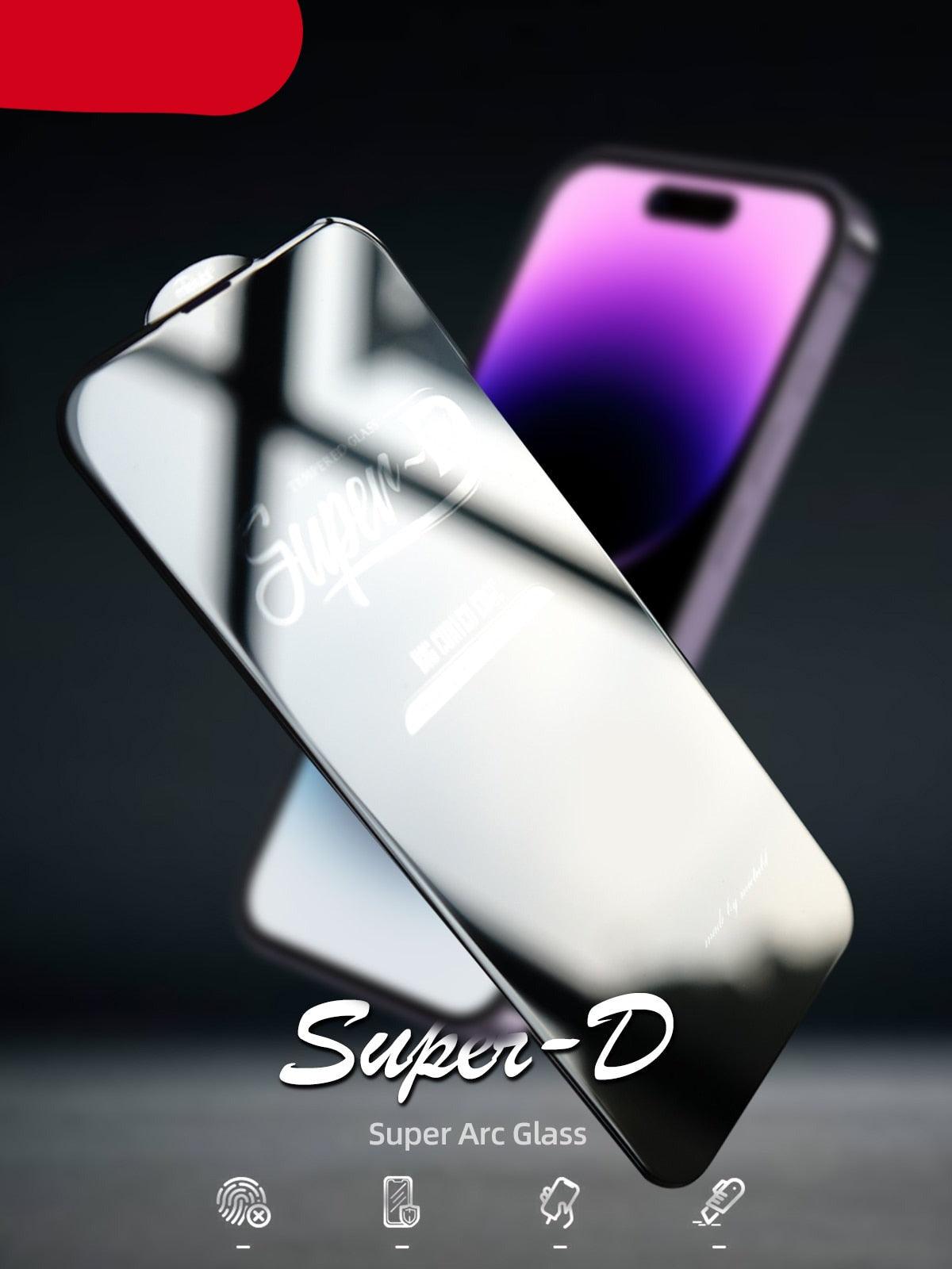 Protector de Pantalla de Vidrio Templado Premium 2PCS para iPhone 14/13