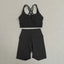 Women's Cross Back Yoga Set with Pockets