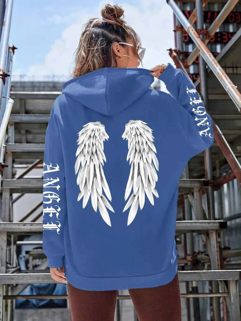 Sweat à capuche Femme Ailes d'Ange