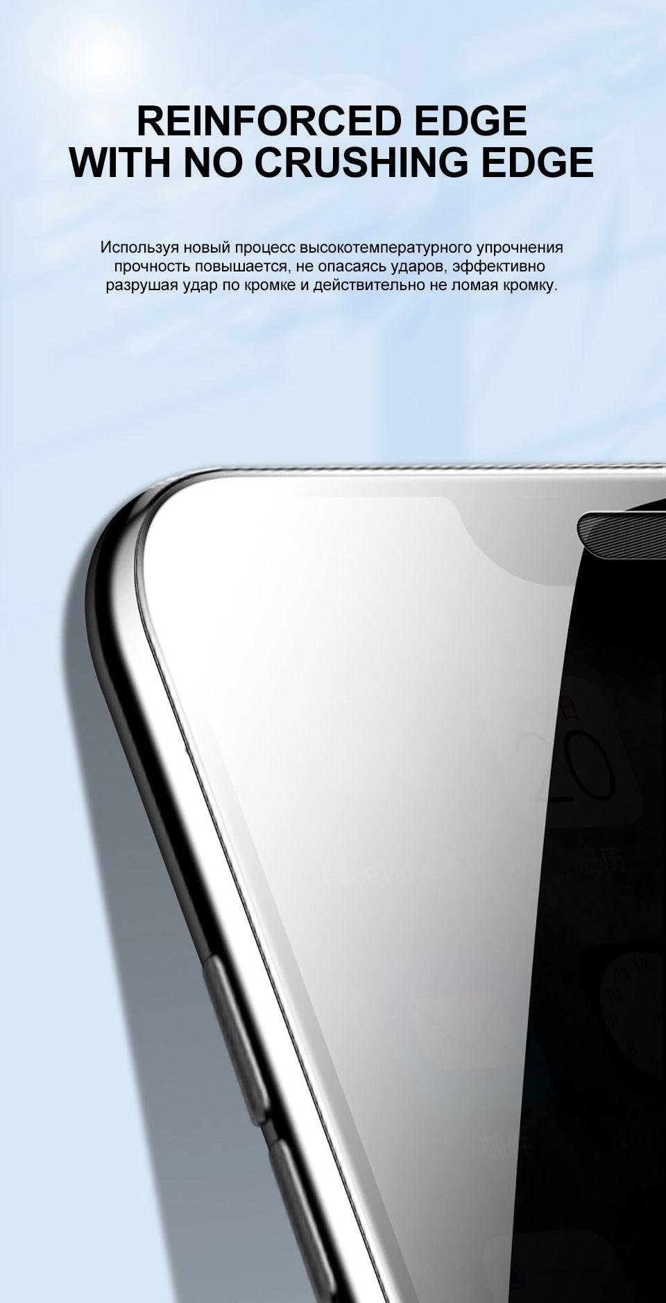 Full Cover Ceramics Privacy Glass Screen Protector for iPhone