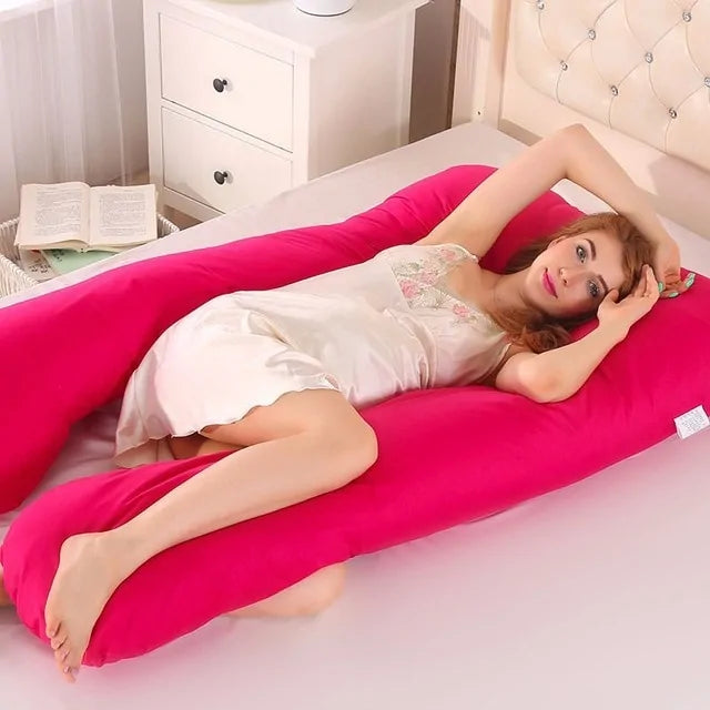 U-Shape Pregnancy Support Pillow for Comfort and Rest