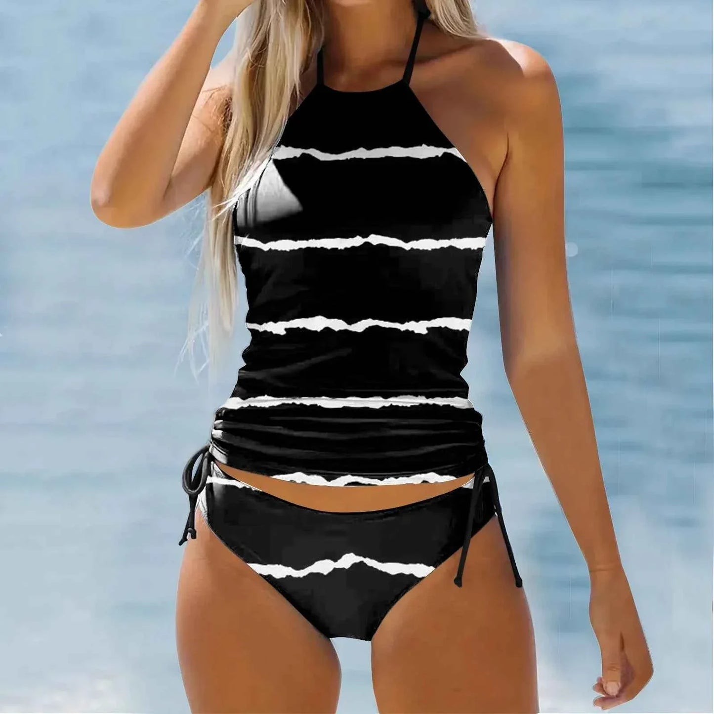 Ensemble de Tankini Floral pour Femmes avec Shorty