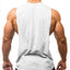 Débardeur de fitness pour hommes à coupe basse - Mouvement sans restriction
