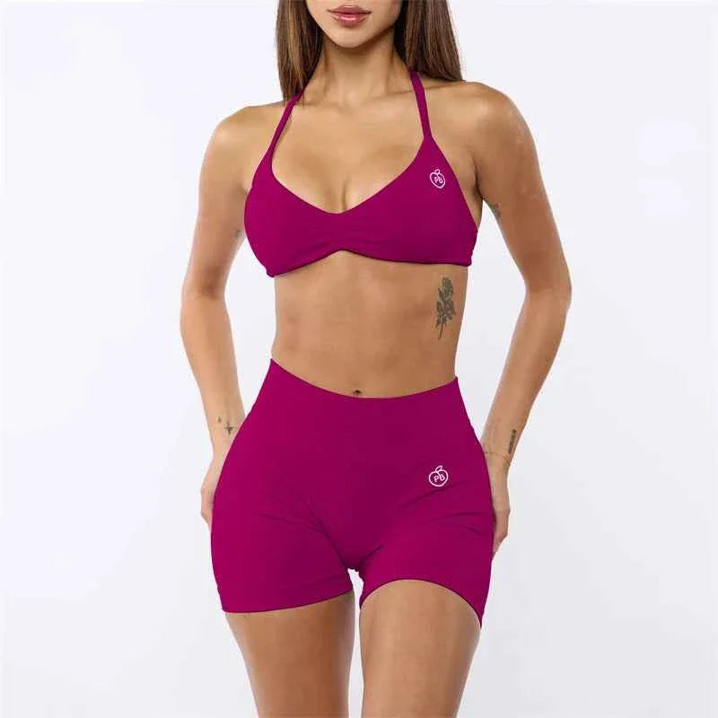 Conjunto de Sujetador Bum Impact y Pantalones Cortos Moldeadores