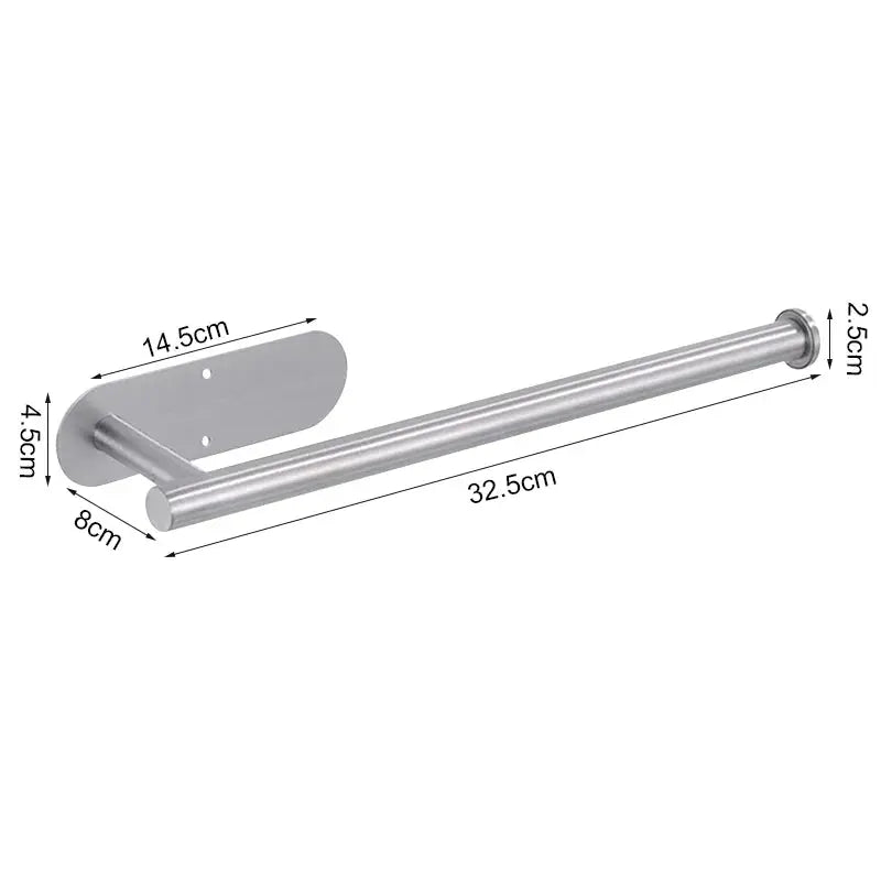Support de papier essuie-tout en acier inoxydable premium