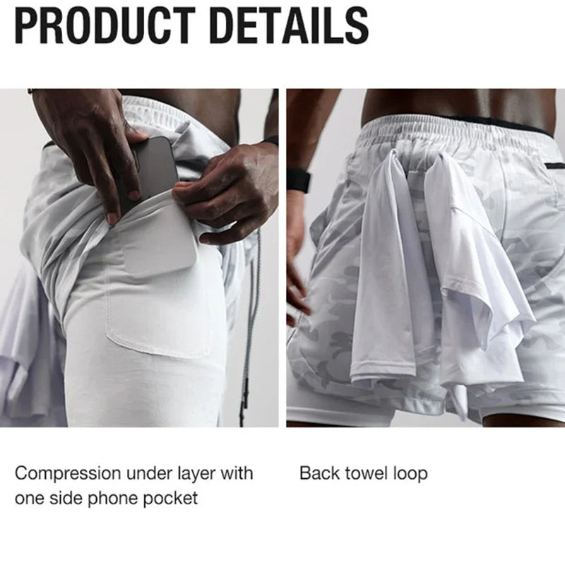 Shorts de course performance 2-en-1 FlexiFit