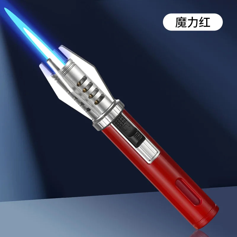 BlazeMaster Windproof Metal Torch for BBQ & Outdoor Cooking