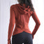 BreatheFit Sudadera de Yoga de Manga Larga para Mujer